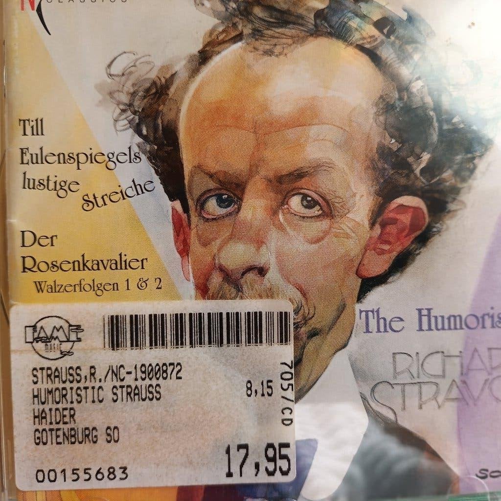 THE HUMORISTIC RICHARD STRAUSS, Ophalen of Verzenden, Zo goed als nieuw, Romantiek, Orkest of Ballet
