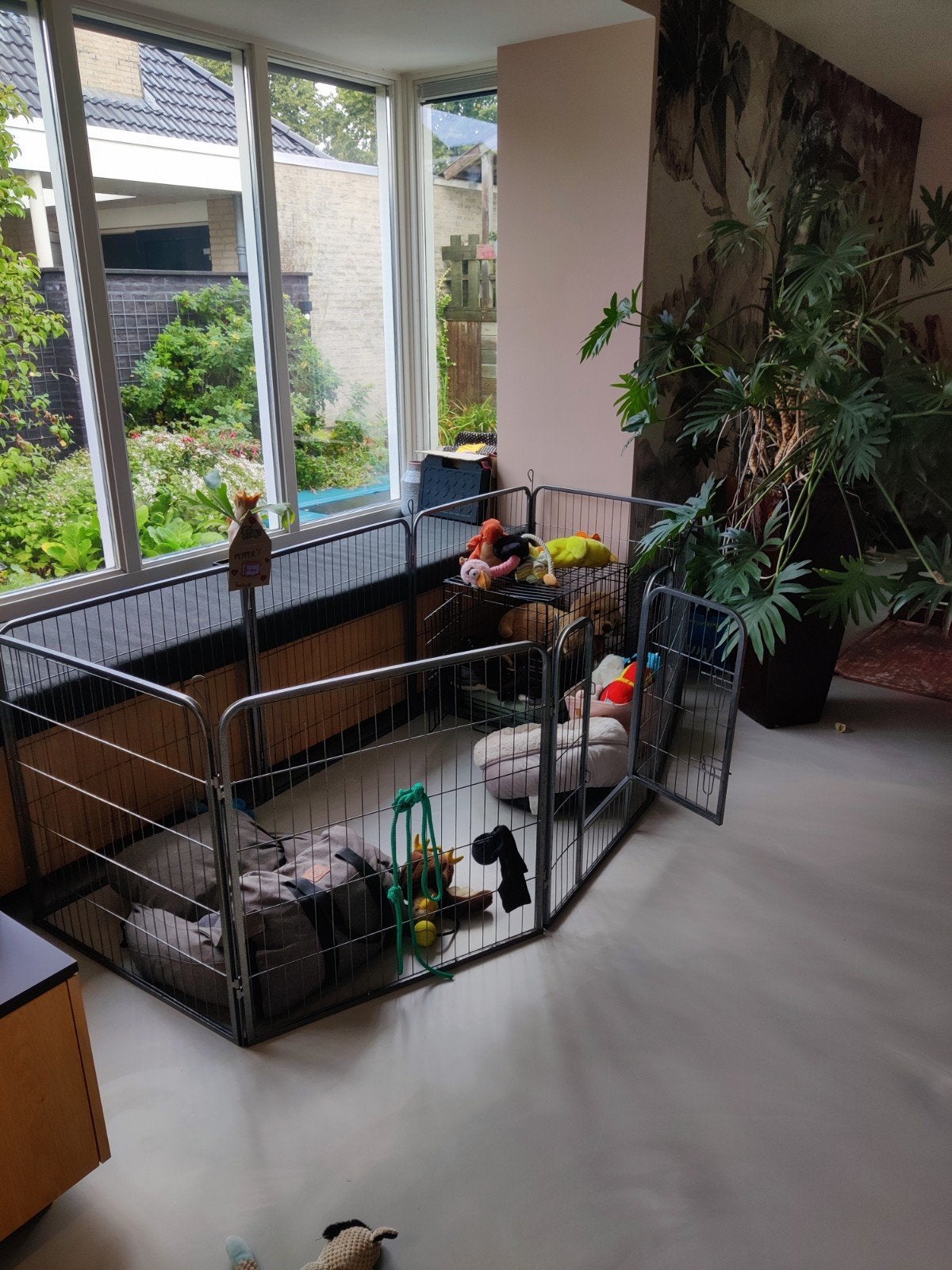stevige hondenren, Dieren en Toebehoren, Hondenhokken, Ophalen of Verzenden, Zo goed als nieuw, 110 cm of meer, 100 cm of meer