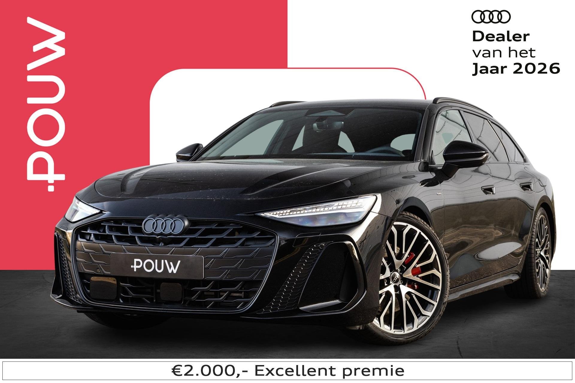 Audi A6 Avant 2.0 e-hybrid 367pk quattro S Edition Competiti, Auto's, Automaat, 12 maanden, Stof, 2165 kg
