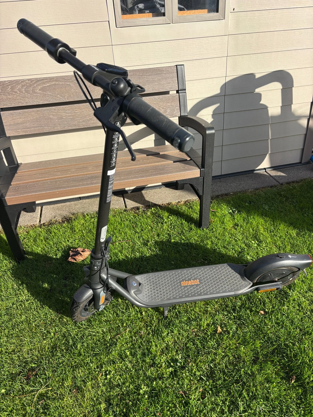 Ninebot elektrische step F2 e - Zo goed als nieuw, Ophalen of Verzenden, Zo goed als nieuw, Elektrische step (E-scooter)