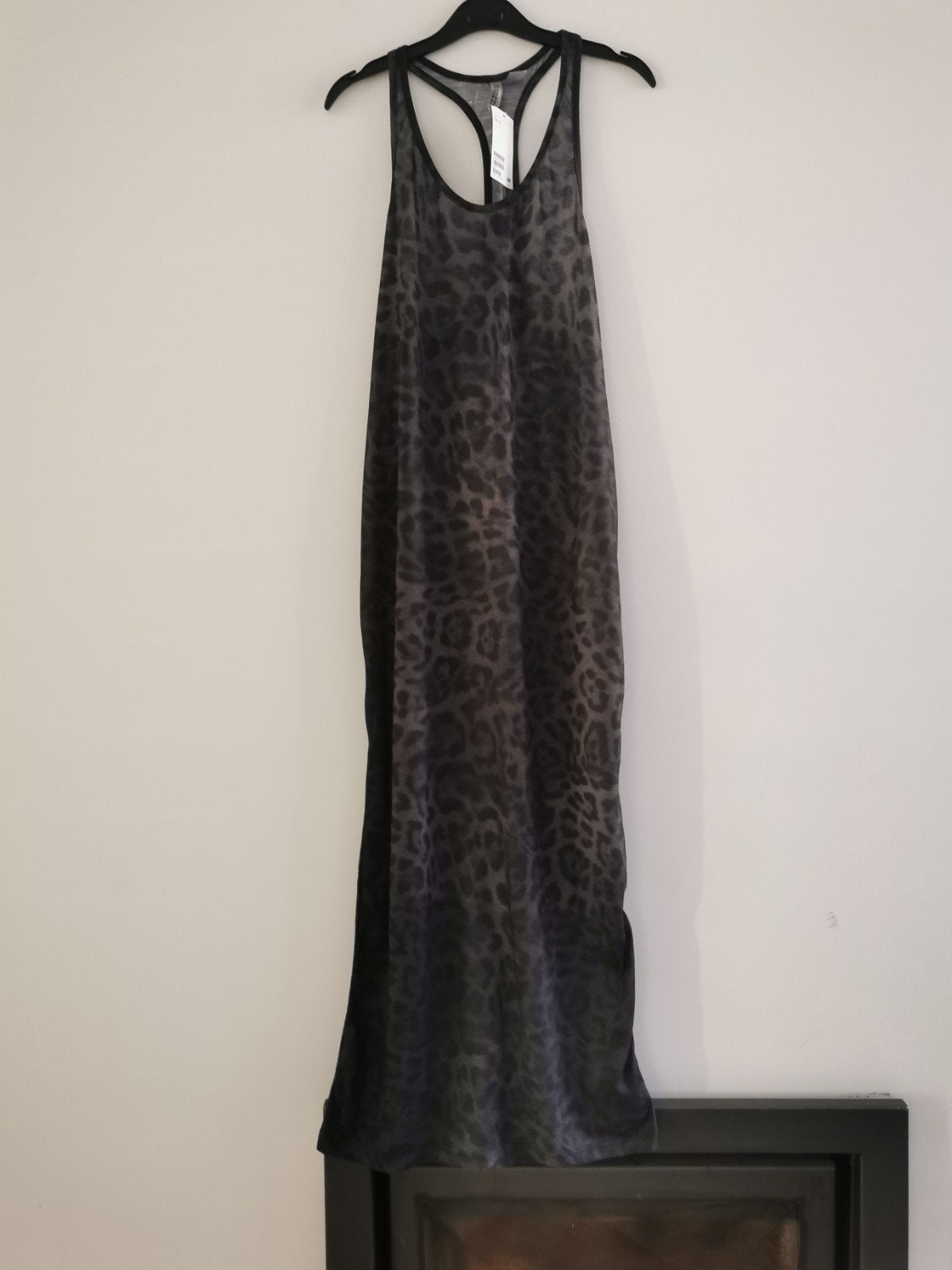 H&M maxi jurk met dierenprint mt. S, H&M, Verzenden, Nieuw, Maat 36 (S)