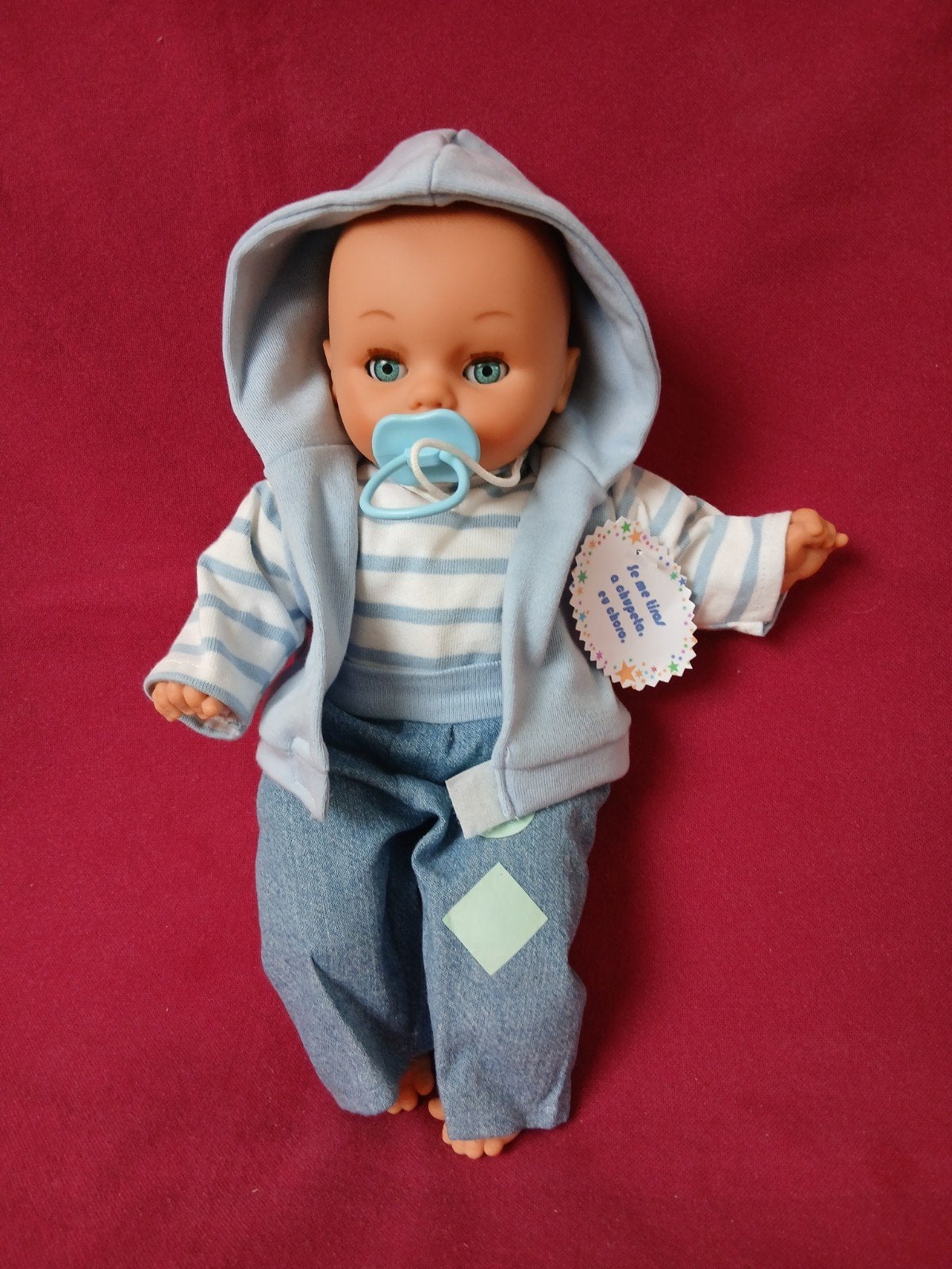 Mooie, nieuwe baby pop - huilt zonder speen (40 cm), Ophalen, Nieuw, Babypop
