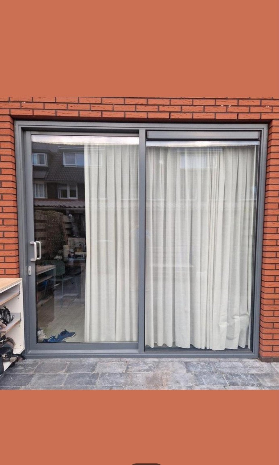 mooie schuifpui, Ophalen, 225 cm of meer, Aluminium, Zo goed als nieuw