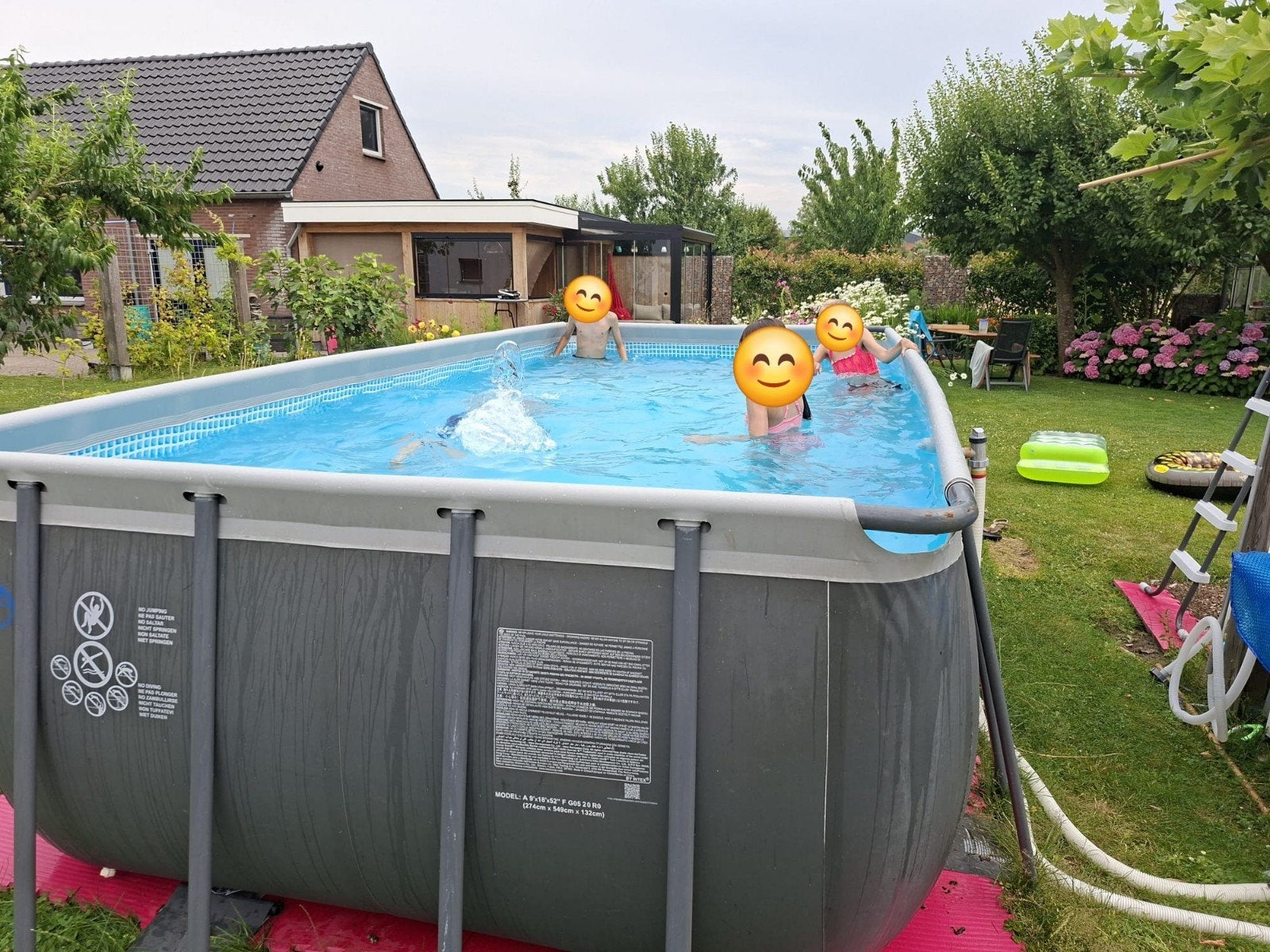 intex zwembad 274x 549 x 132 (zonder pomp en filter), Ophalen of Verzenden