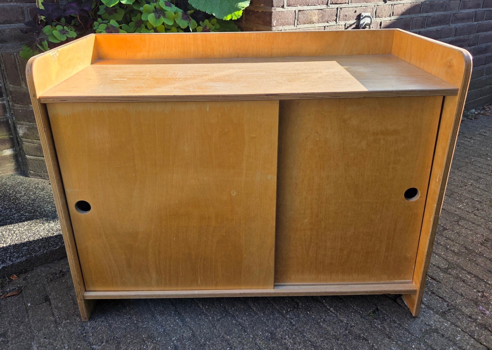 Oud kleuterschool huishoek kastje hout, Gebruikt, Kast, 75 tot 100 cm, Minder dan 50 cm