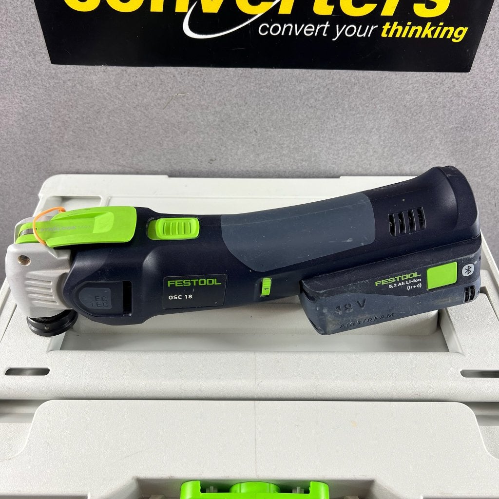 Festool OSC 18 Multitool op accu | in koffer | 414370, Ophalen of Verzenden, Gebruikt, Multitool, Festool