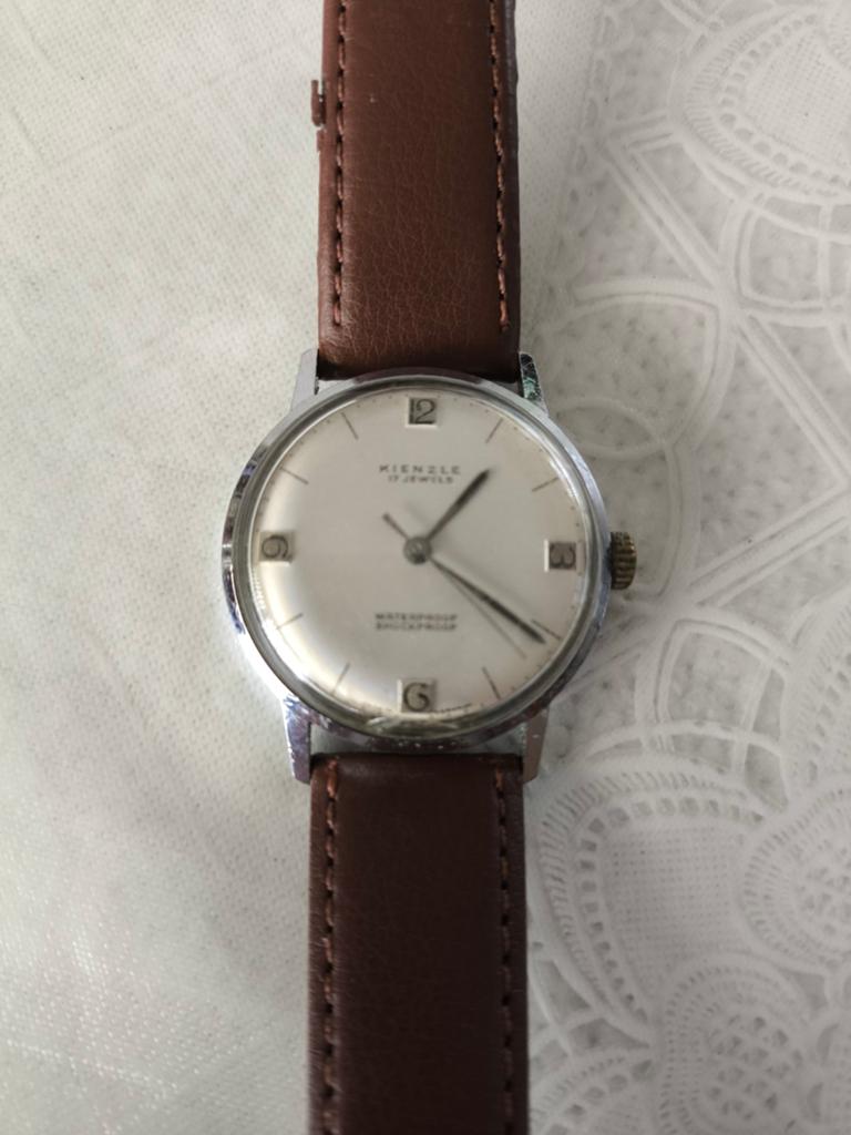 Vintage Kienzle Polshorloge - 17 Jewels, Waterdicht, Overige merken, Staal, Met bandje, Polshorloge
