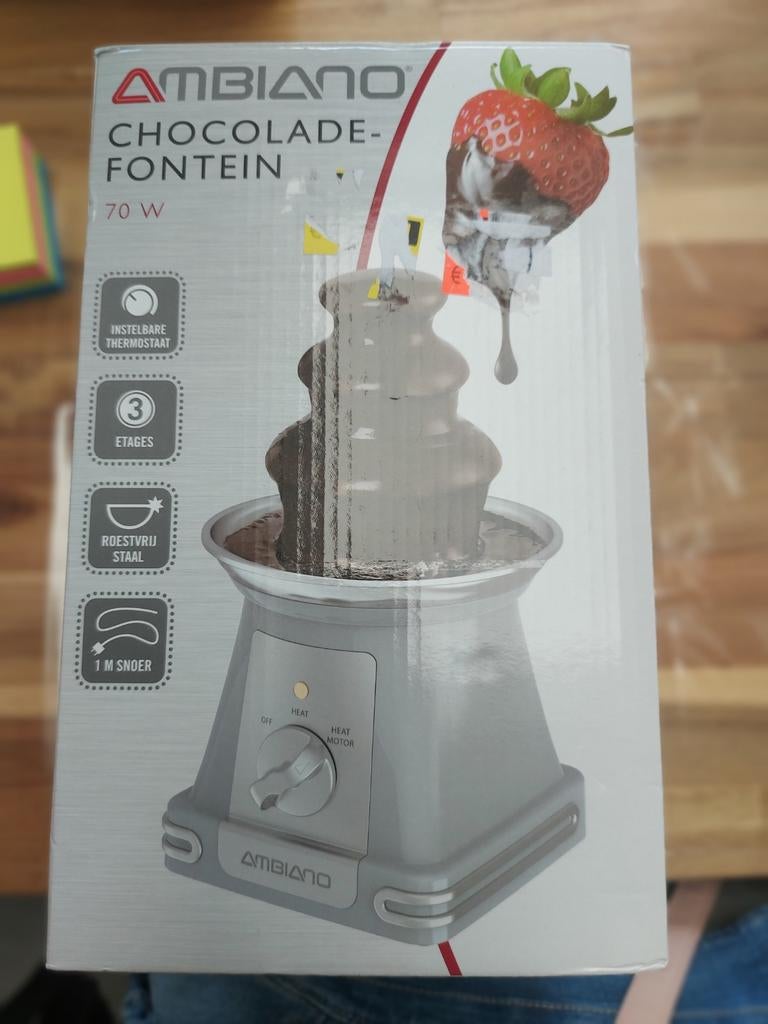 Chocolade fontein, Ophalen of Verzenden, Nieuw, 4 t/m 7 personen