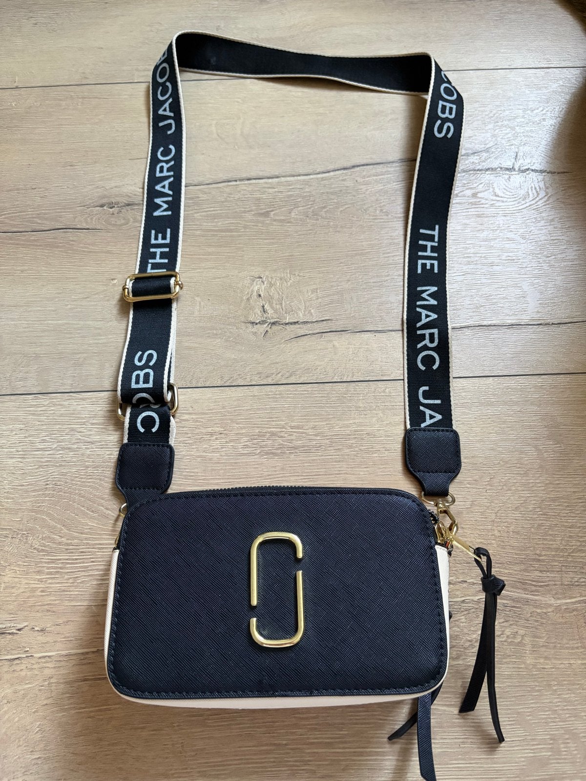 NEP! Marc Jacobs Snapshot tas zwart/wit met oranje, Sieraden, Tassen en Uiterlijk, Tassen | Damestassen, Ophalen of Verzenden