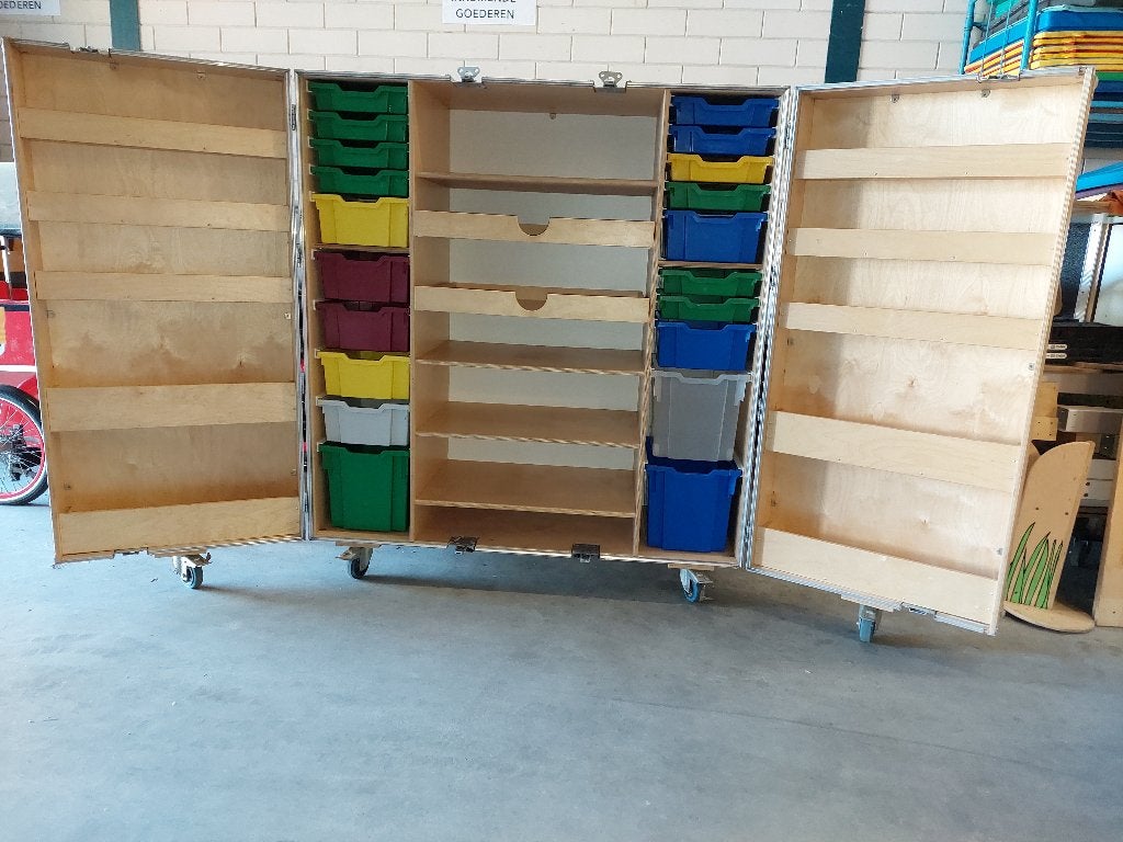 Kids-F  Multivouwkast / knutselkast / papierkast hoge model, Kast, 70 cm of meer, 105 cm of meer, Ophalen of Verzenden