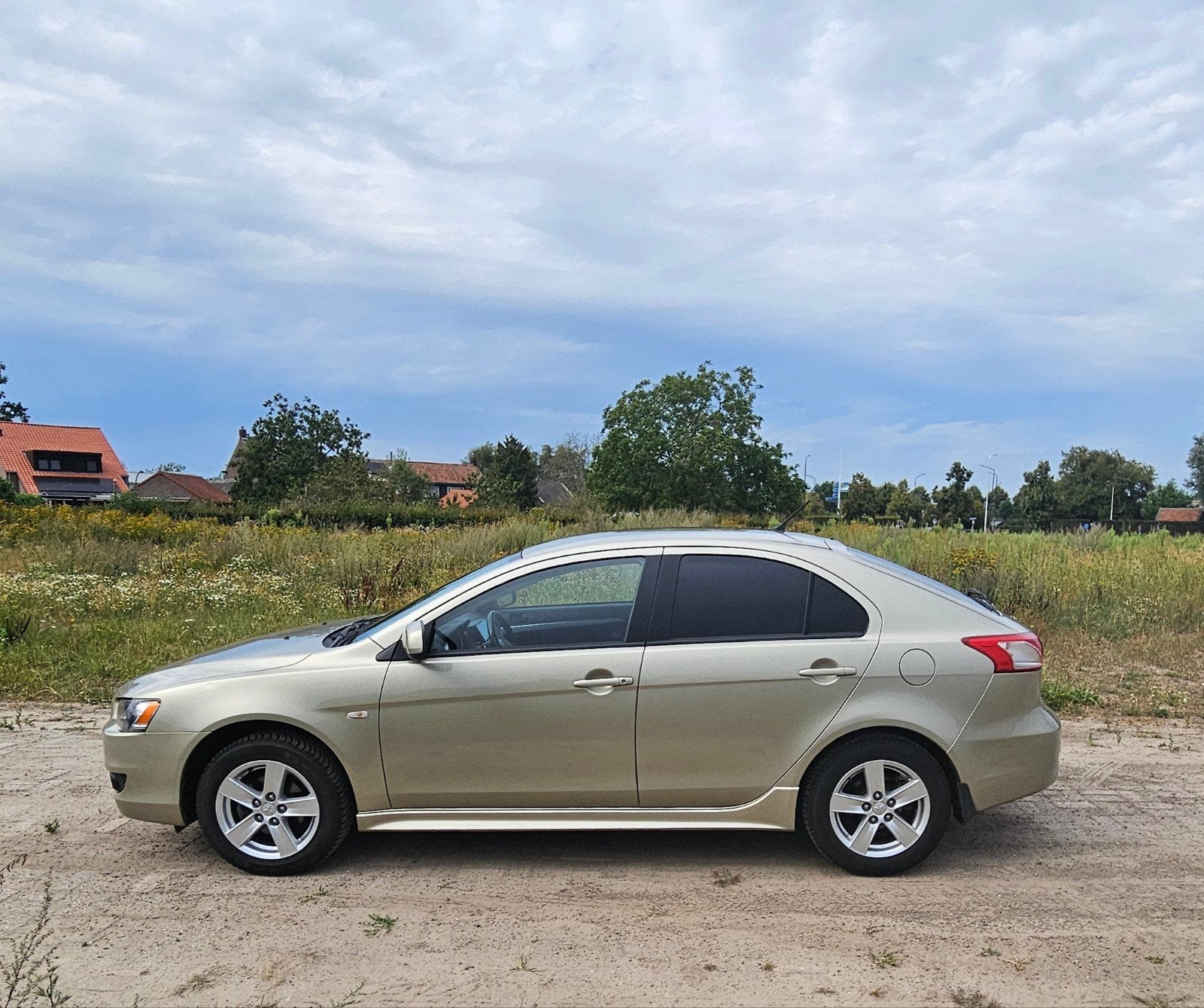 Mitsubish Lancer 2010 - Automaat -  licht Bruin, 143 pk, Bruin, Particulier, 550 kg