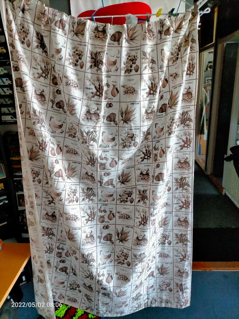 retro Keuken Ophang gordijntje, Ophalen of Verzenden, Schort