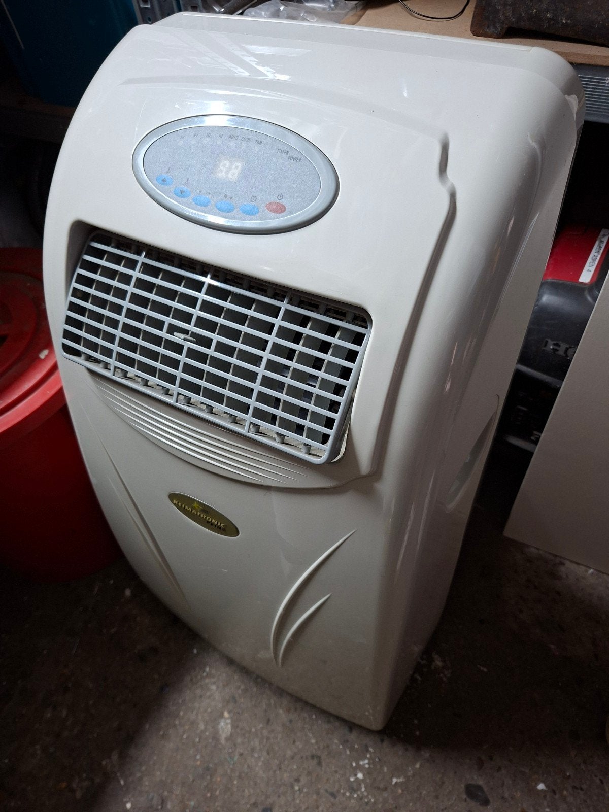 Mobiele airco met uitstroomopening voor rolluik, Witgoed en Apparatuur, Gebruikt, Minder dan 60 m³, 3 snelheden of meer, Ophalen of Verzenden