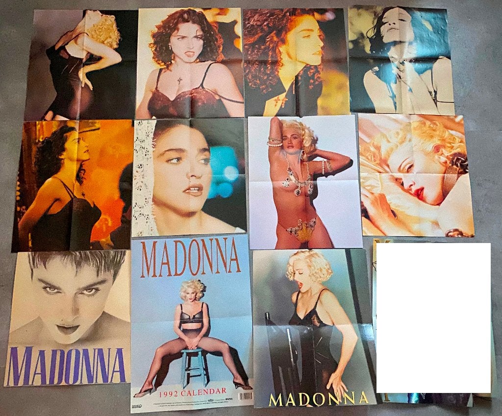 MADONNA POSTERS DEEL  2, Verzamelen, Posters, Ophalen of Verzenden, Zo goed als nieuw, A1 t/m A3, Overige vormen