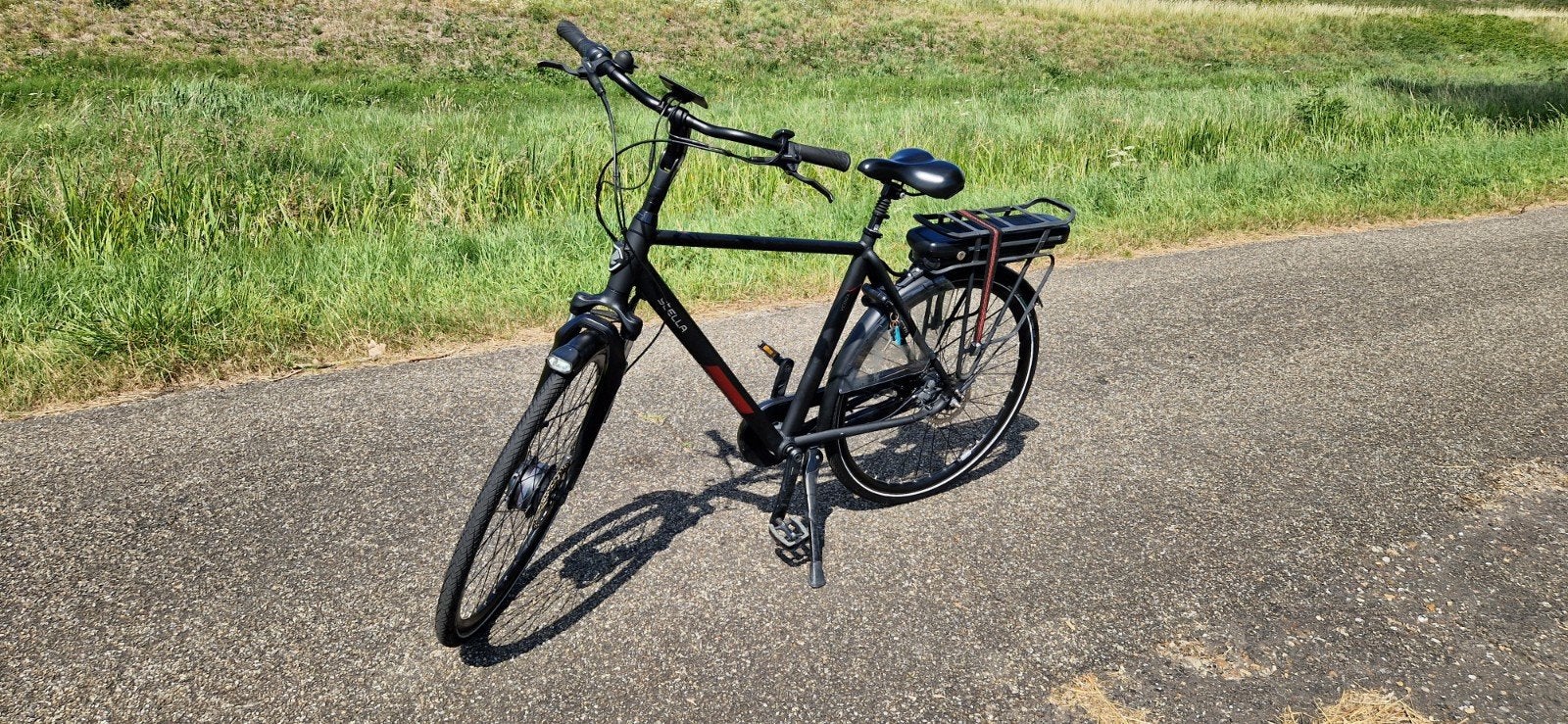 Stella Vicenza elektrische herenfiets – 2021 – 1.653 km, Gebruikt, 51 tot 55 cm, 50 km per accu of meer, Ophalen