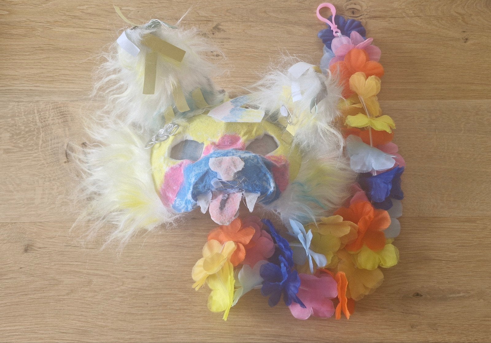 Pinyata kat masker met confetti staart voor meisjes, Ophalen, Nieuw, Feestartikel, Verjaardag