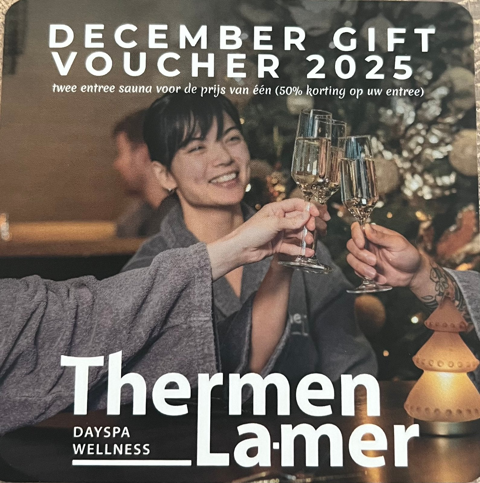 2 voor 1 voucher Thermen Lamer Almere, Twee personen