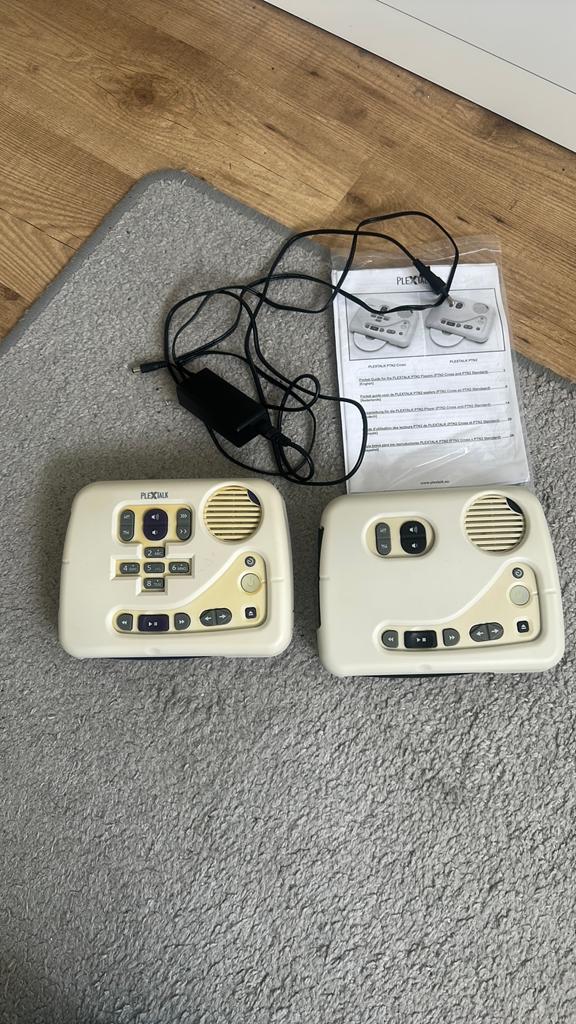 Plextalk daisy speler 2x en oplader, Ophalen, Gebruikt
