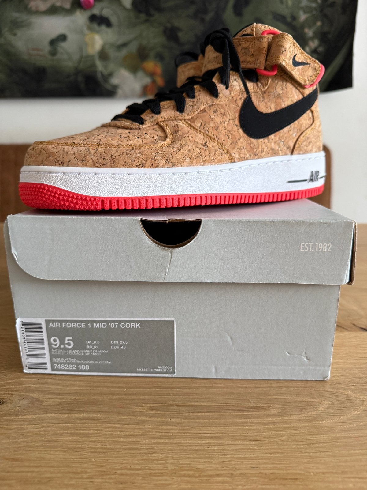 Nike Air Force 1 Mid '07 "Cork" - (DS), Ophalen, Nieuw, Schoenen