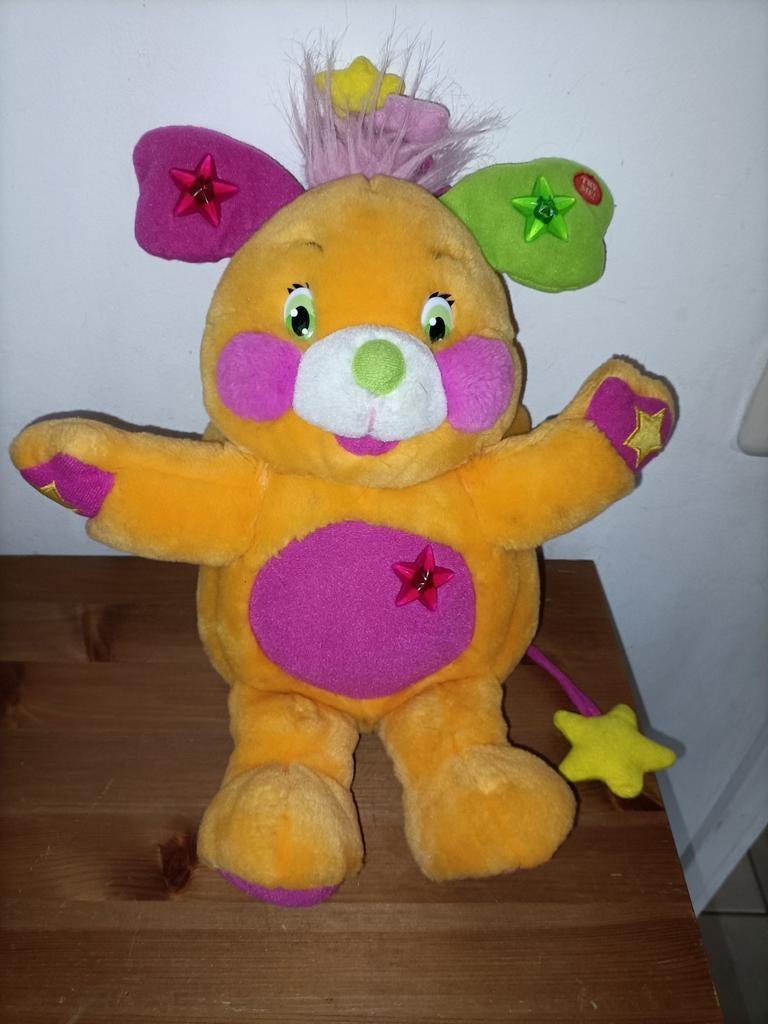 Popples knuffel Pizzazzy-Jazzy vintage lichtjes + geluidje, Ophalen of Verzenden, Zo goed als nieuw, Overige typen