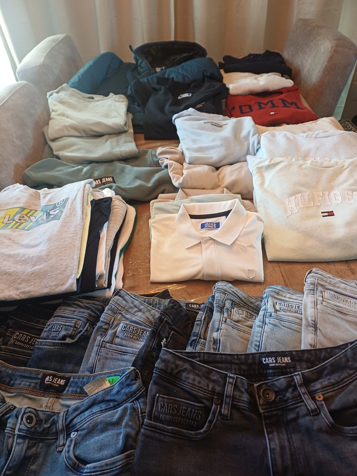 Super pakket merkkleding maat 176 en kleine heren maat, Gebruikt, Trui of Vest, Jongen, Diverse merken