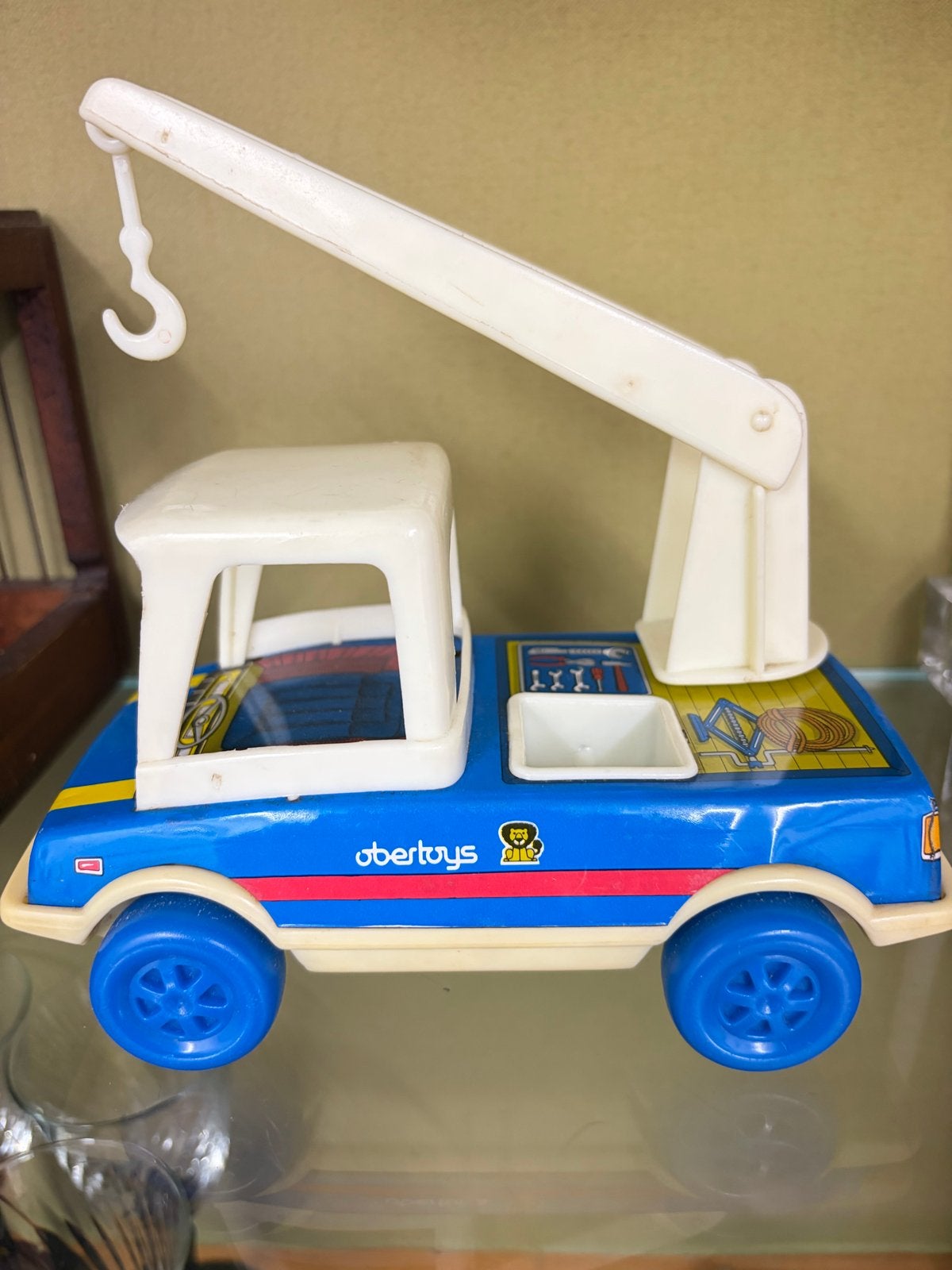 Vintage Blikken Takelwagen Obertoys, Ophalen of Verzenden, Zo goed als nieuw