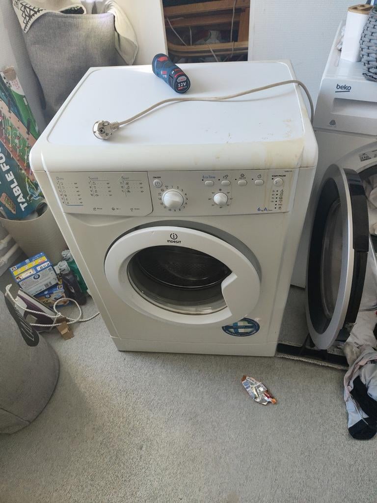 Indesit Wasmachine - Voorlader - Gebruikt, Witgoed en Apparatuur, Wasmachines, Gebruikt, Ophalen of Verzenden, Voorlader, 85 tot 90 cm