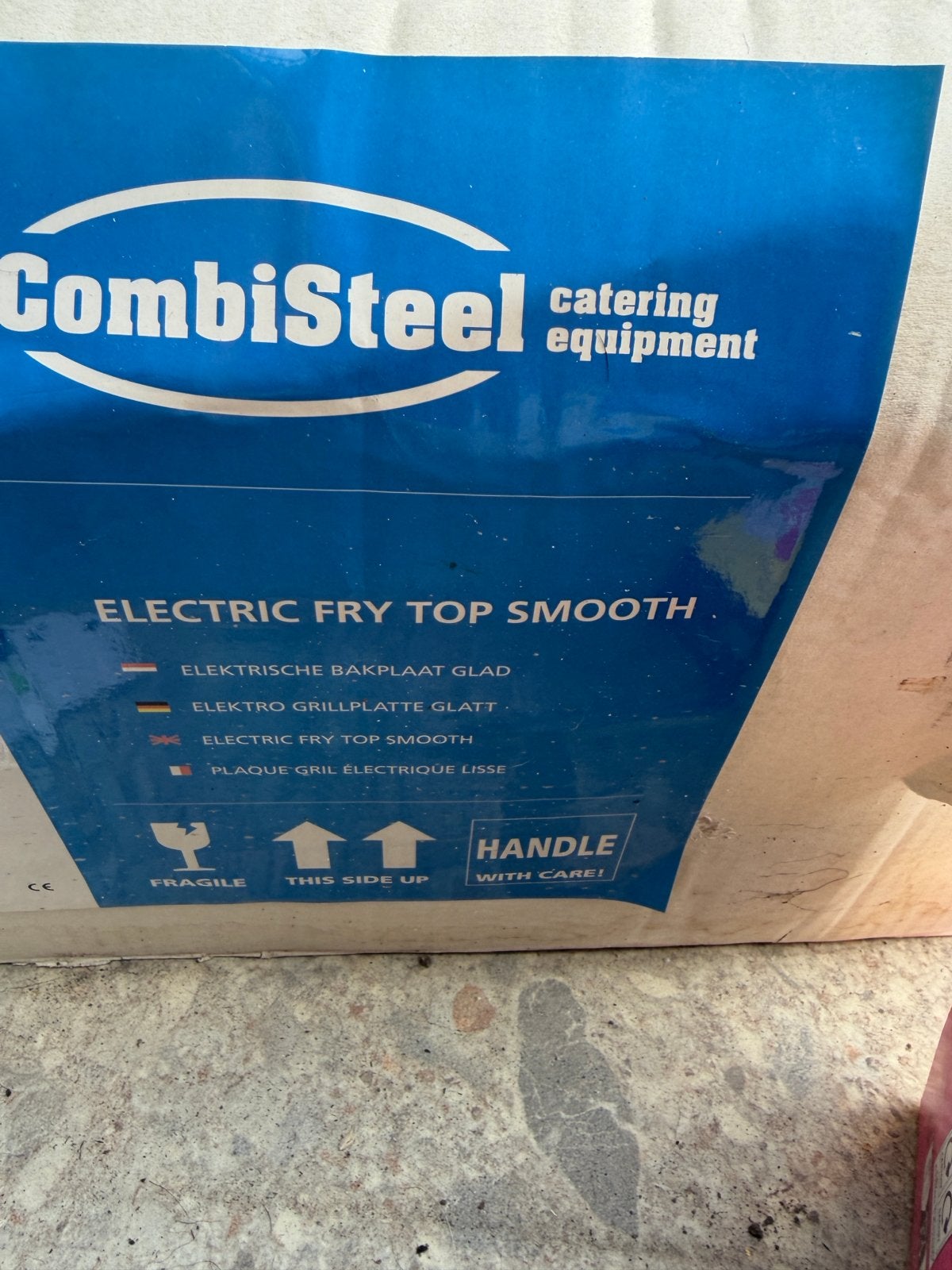 CombiSteel Elektrische Bakplaat Glad - Horeca Grillplaat, Ophalen, Gebruikt