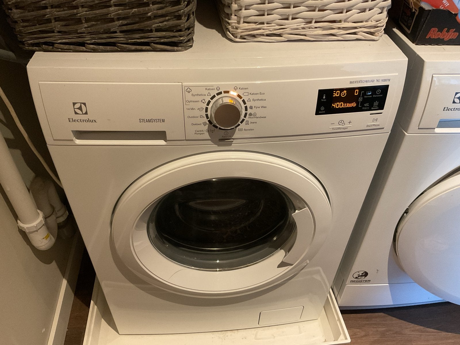 Electrolux Voorlader Wasmachine - SteamSystem, Witgoed en Apparatuur, Ophalen, Gebruikt, 85 tot 90 cm, 1200 tot 1600 toeren