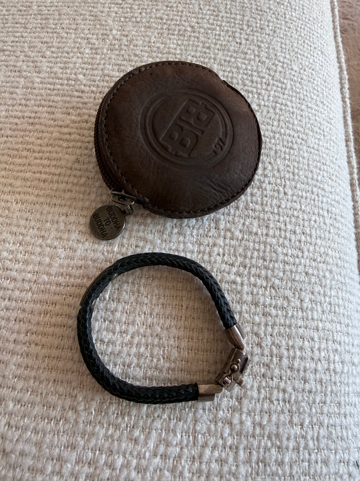 Buddha to buddha armband, Ophalen of Verzenden, Zo goed als nieuw, Zilver