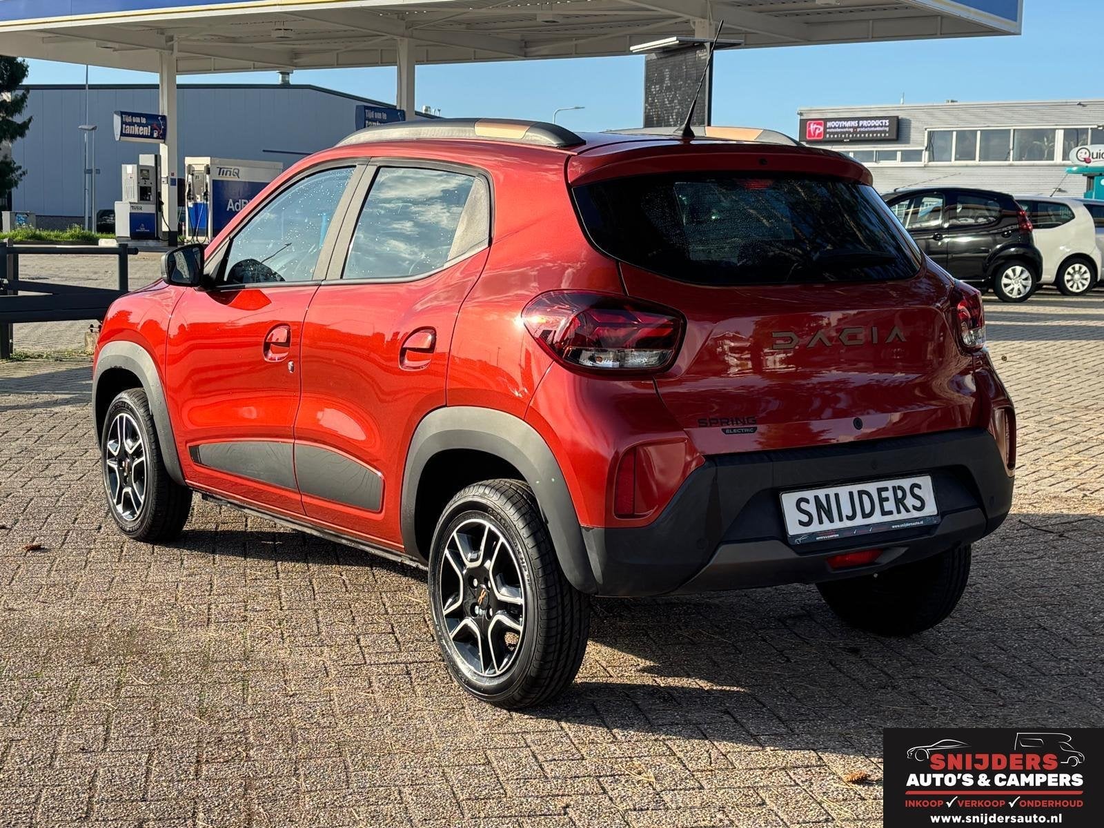 Dacia Spring Extreme 27 kWh navi airco carplay camera, Auto's, Gebruikt, Zwart, Overige kleuren, 4 stoelen