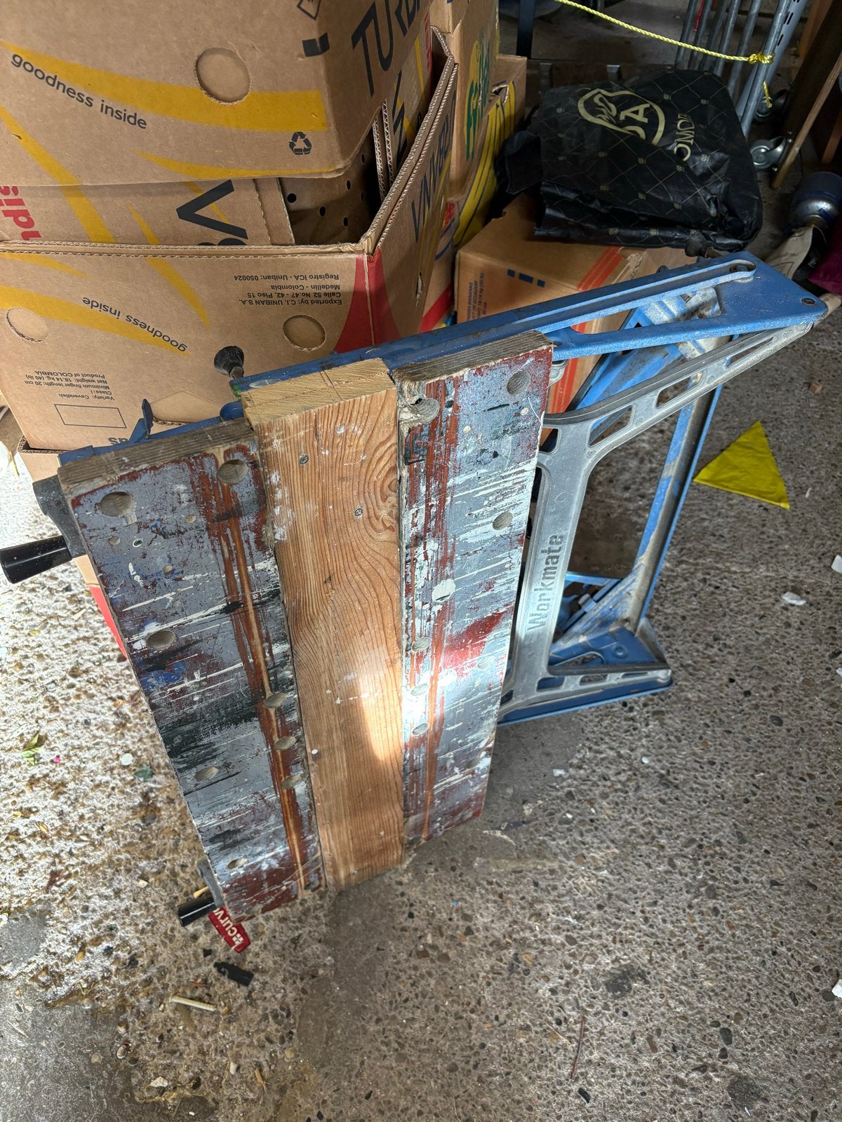 Robuuste Werkbank - Ideaal voor elke klusser, Ophalen, Gebruikt, 70 tot 120 cm, Inklapbaar