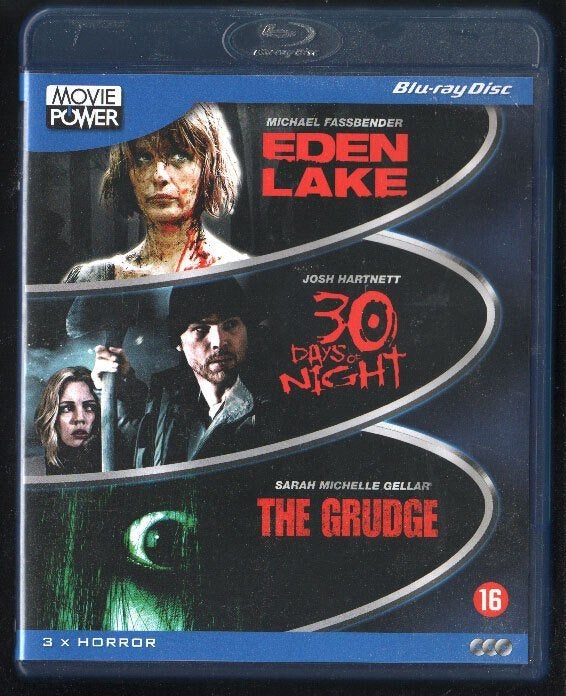 VERKOCHT Movie Power Eden Lake+30 Days of Night+The GrudgeBR, Horror, Vanaf 16 jaar, Nederlands, Boxset