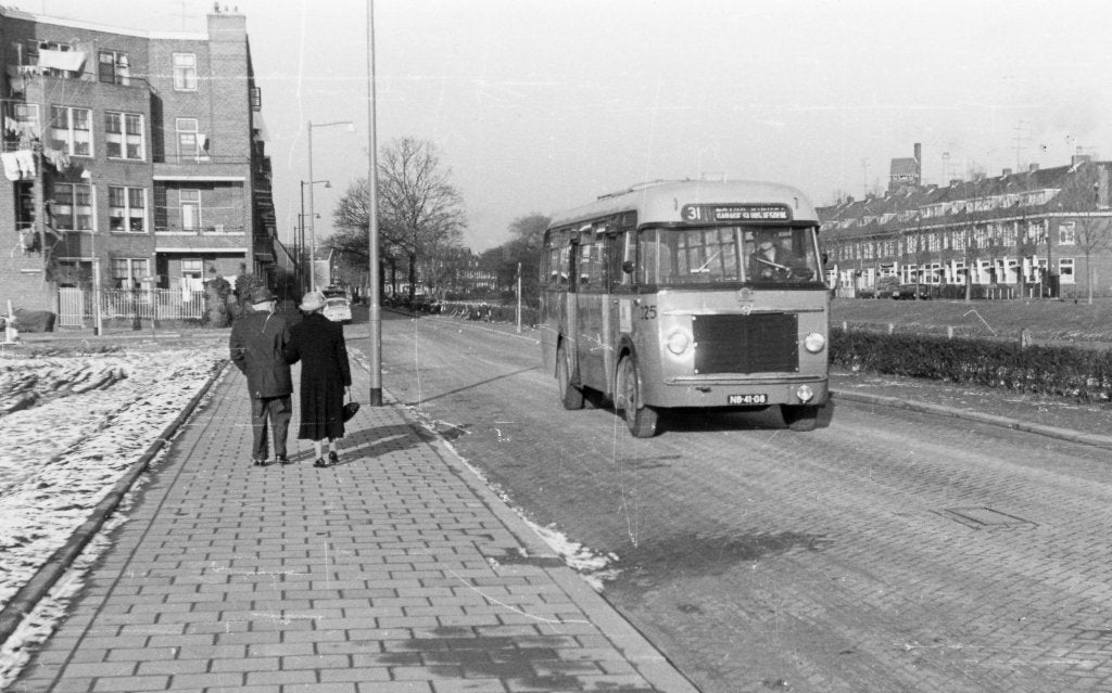 RET autobus 325 22-11-1965, Verzenden, 1960 tot 1980, Zuid-Holland