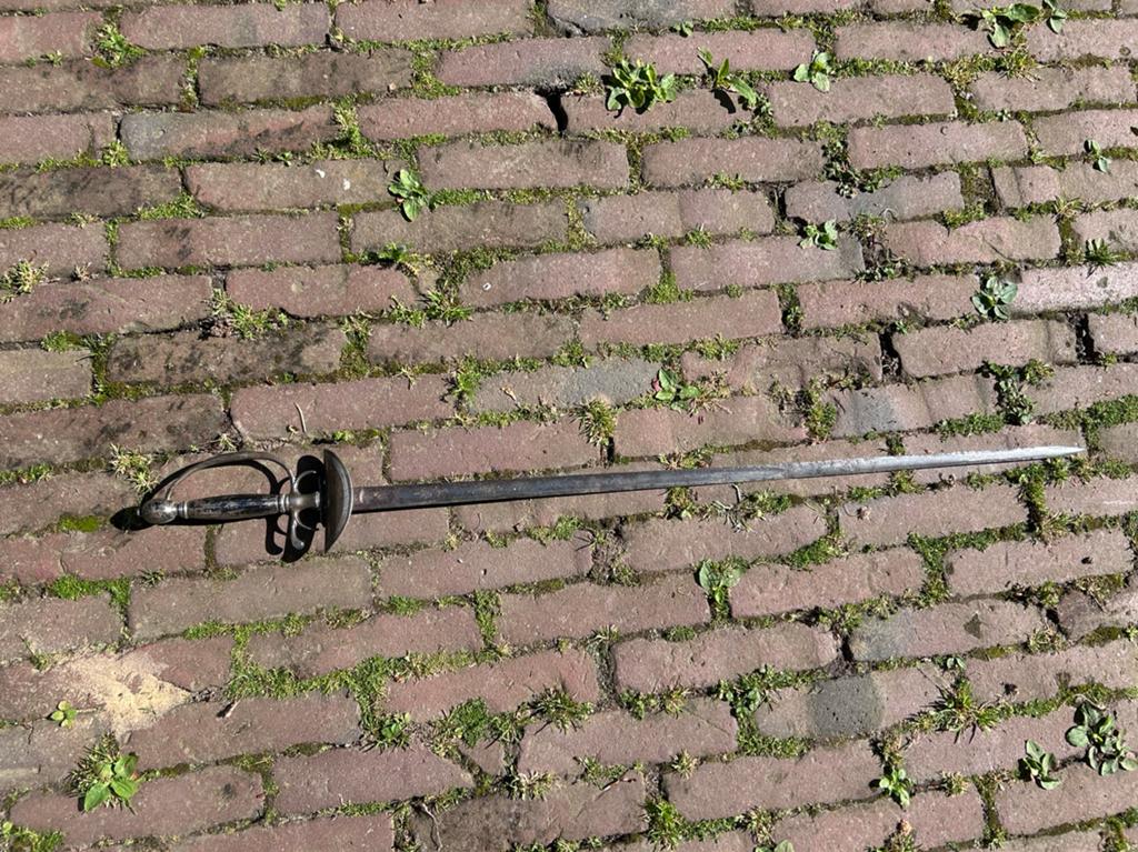 Zilveren degen sabel zwaard, Ophalen of Verzenden