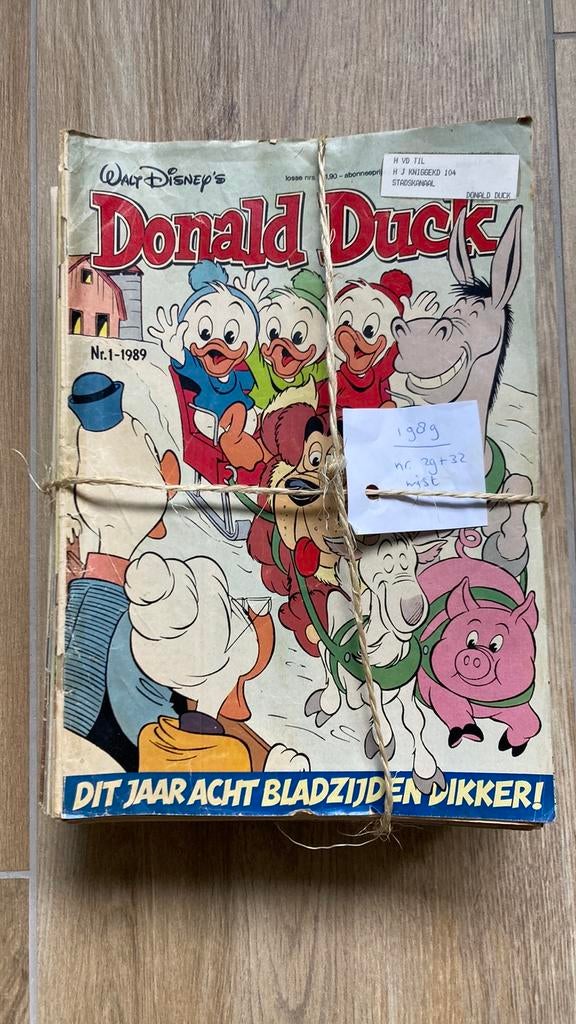 Donald Duck jaargang 1989, Complete serie of reeks, Ophalen of Verzenden, Gelezen