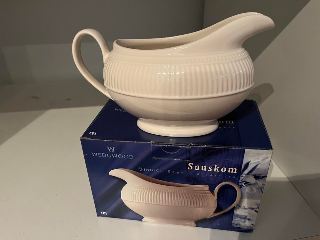 Wedgwood Windsor Sauskom - Nieuw in Doos, Ophalen, Zo goed als nieuw, Kom(men), Wedgwood