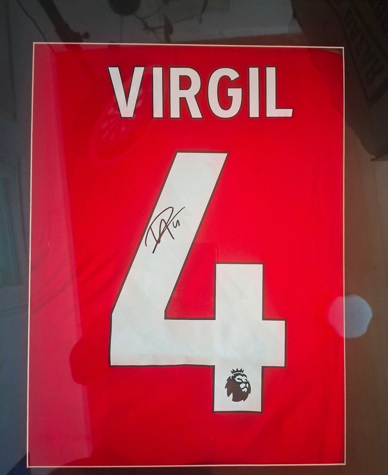 Gesigneerd liverpool shirt virgil van dijk, Ophalen of Verzenden, Shirt