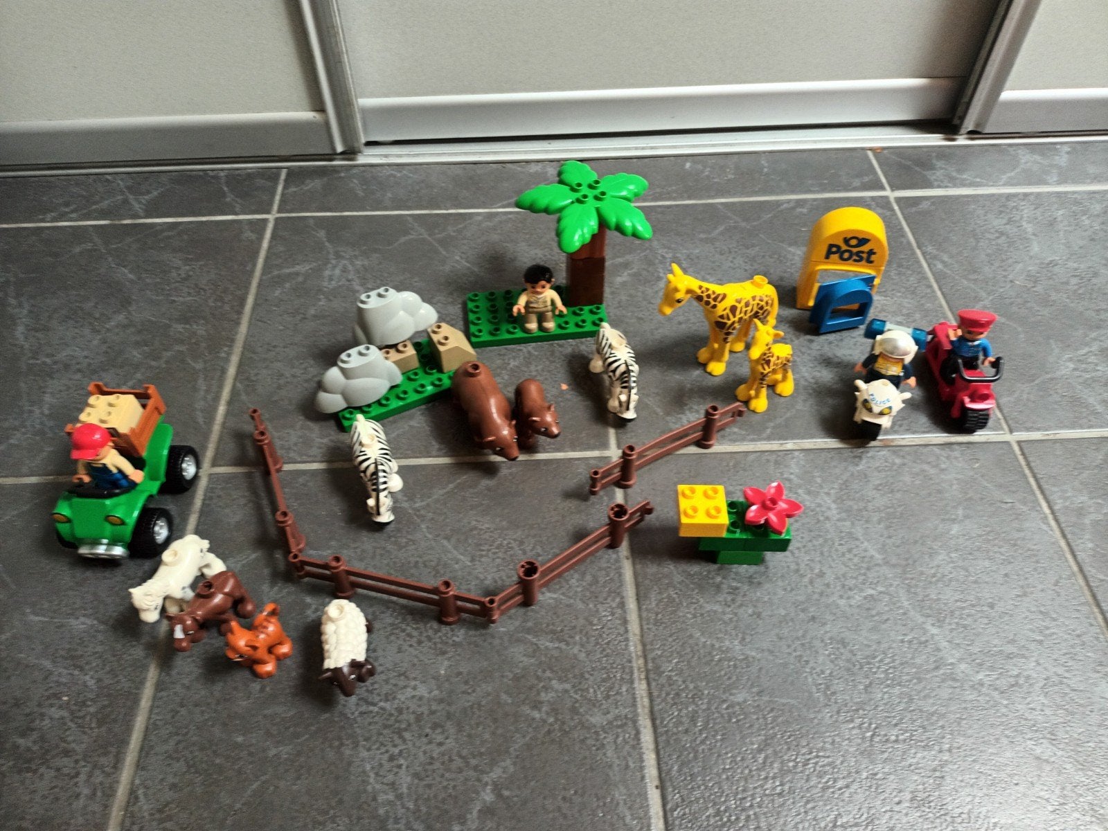 LEGO Duplo Dieren en Voertuigen Set, Ophalen of Verzenden, Gebruikt, Overige merken