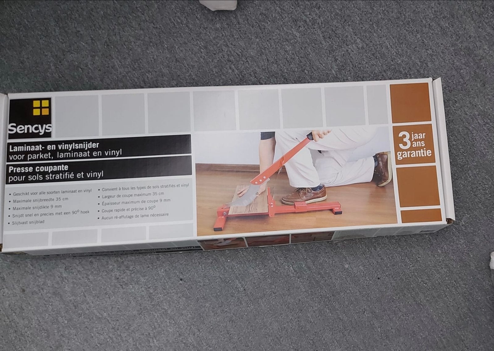 Sencys Laminaat- en vinylsnijder - zgan, Ophalen, Nieuw, Snijgereedschap, Overige merken
