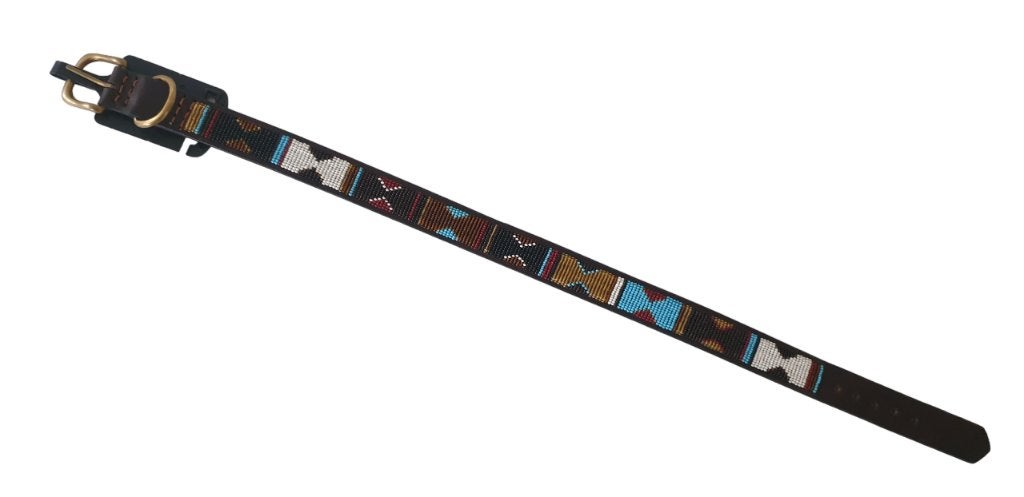 BARINGO Lederen Halsband Nekomtrek 52-57 cm KOOPJE!!!, Ophalen of Verzenden, Handgemaakt, Nieuw