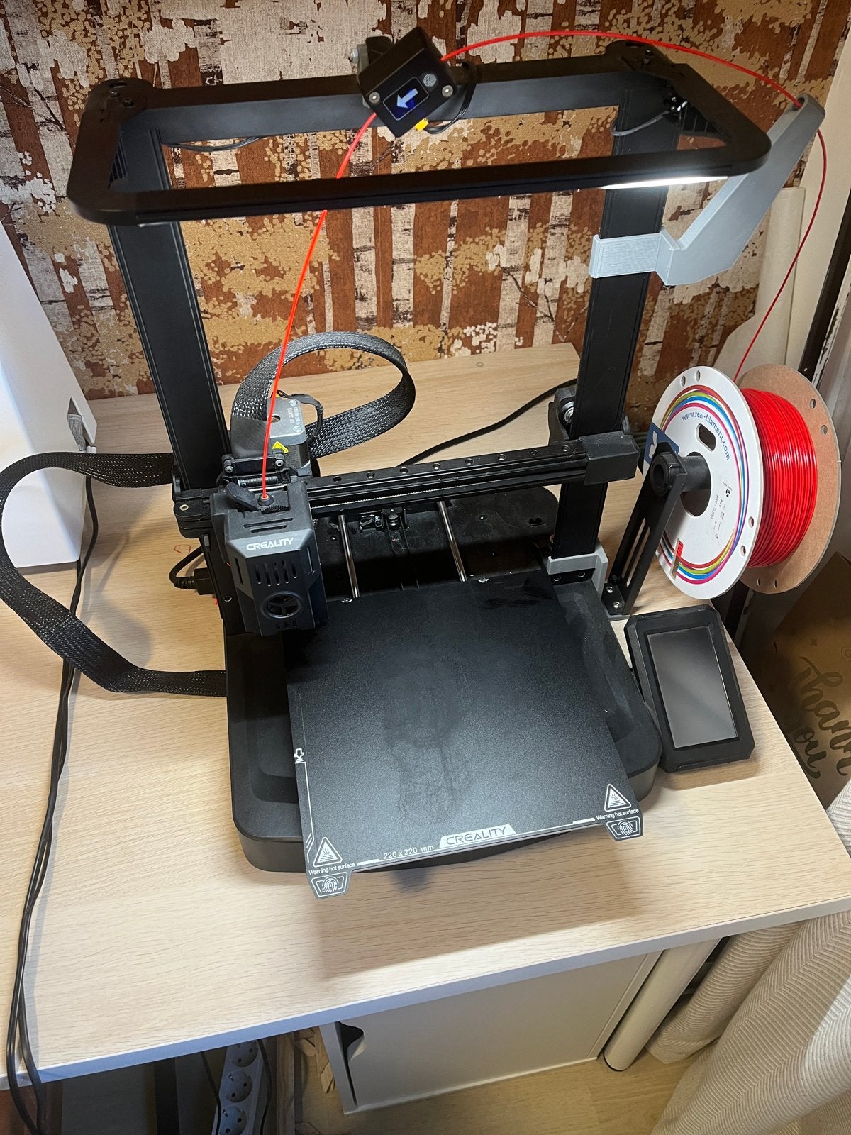 Creality Ender 3 V3 KE 3D-printer met LED lampje, Computers en Software, 3D Printers, Ophalen, Ingebouwde Wi-Fi, Zo goed als nieuw