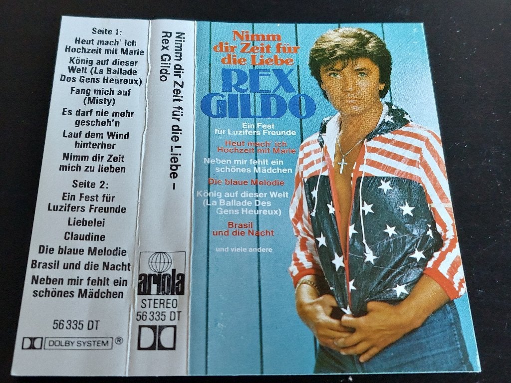 REX GILDO - NIMM DIR ZEIT FÜR DIE LIEBE (MC), 1 bandje, Ophalen of Verzenden, Zo goed als nieuw, Origineel