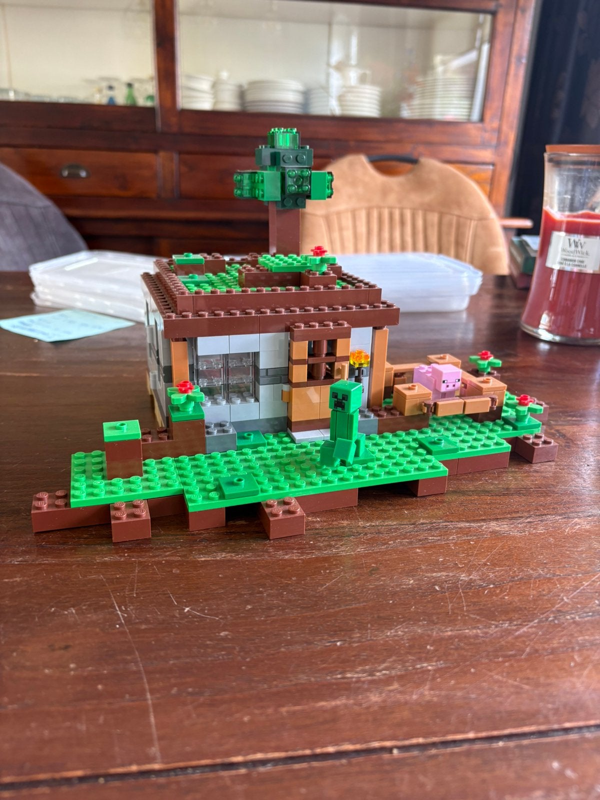 LEGO Minecraft de eerste nacht zonder boekje en Steve 21115, Minecraft, Lego, Ophalen of Verzenden, Zo goed als nieuw