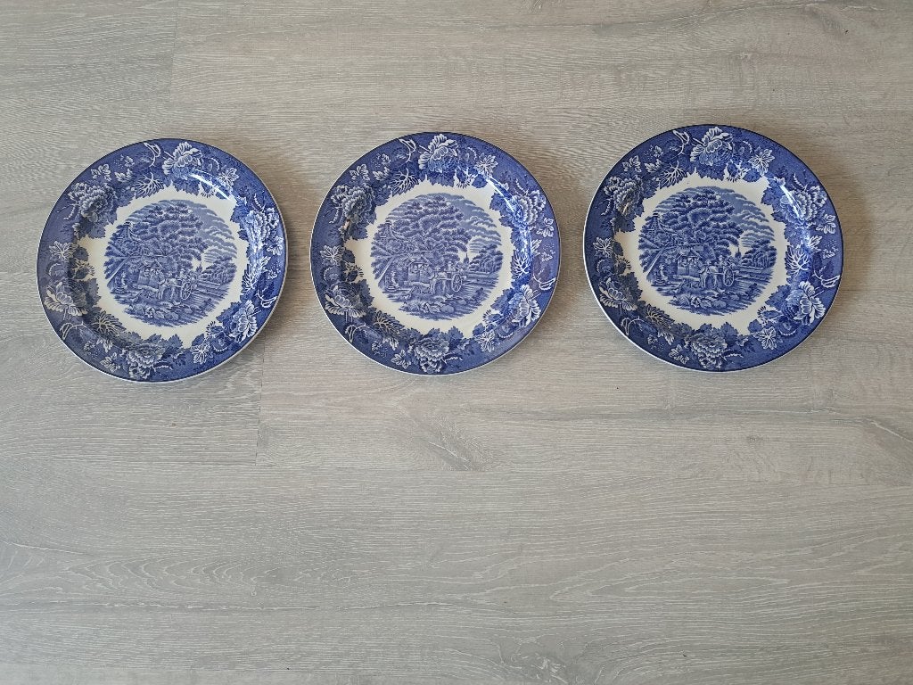 delftsblauwe borden, Ophalen