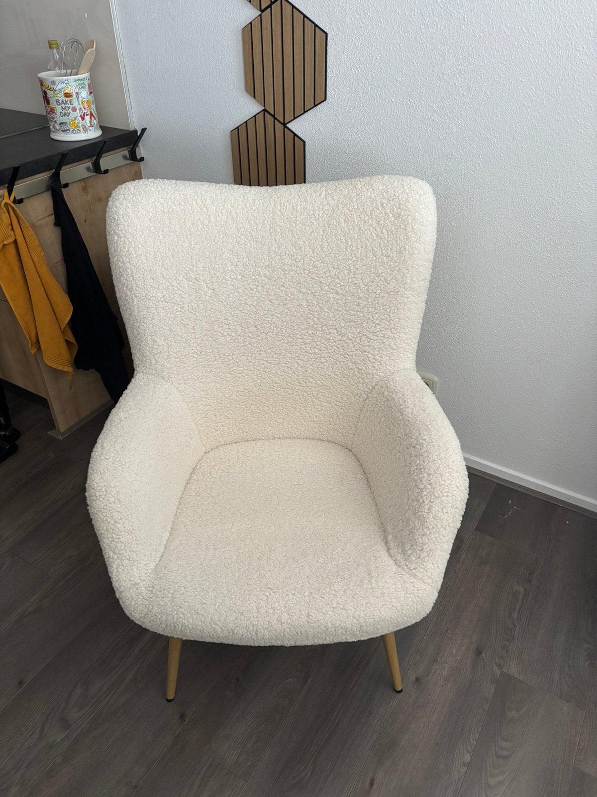 Comfortabele teddy stoel Jysk, Huis en Inrichting, Fauteuils, Ophalen, Zo goed als nieuw, 75 tot 100 cm