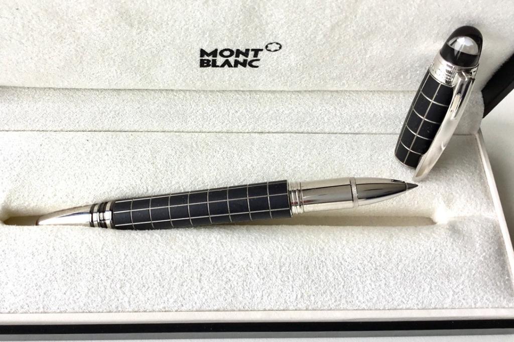 Montblanc Starwalker Grey Rubber Rollerball Fineliner, Ophalen of Verzenden, Zo goed als nieuw, Fineliner, Mont Blanc