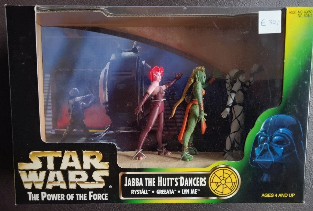 Star Wars Jabba the Hutt vintage dancer slave girl Max Rebo, Verzamelen, Star Wars, Ophalen of Verzenden, Gebruikt, Actiefiguurtje
