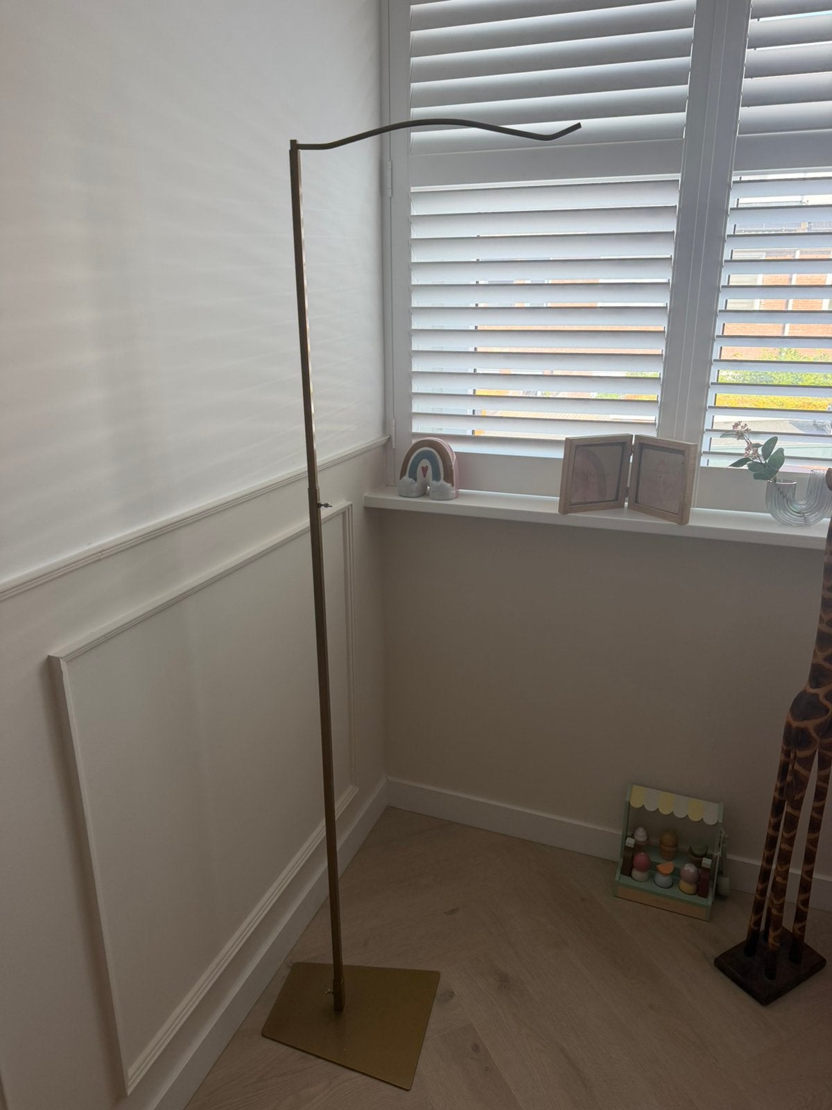 Klamboe stok goud, Ophalen of Verzenden, Zo goed als nieuw, 180 cm of meer, 85 tot 100 cm