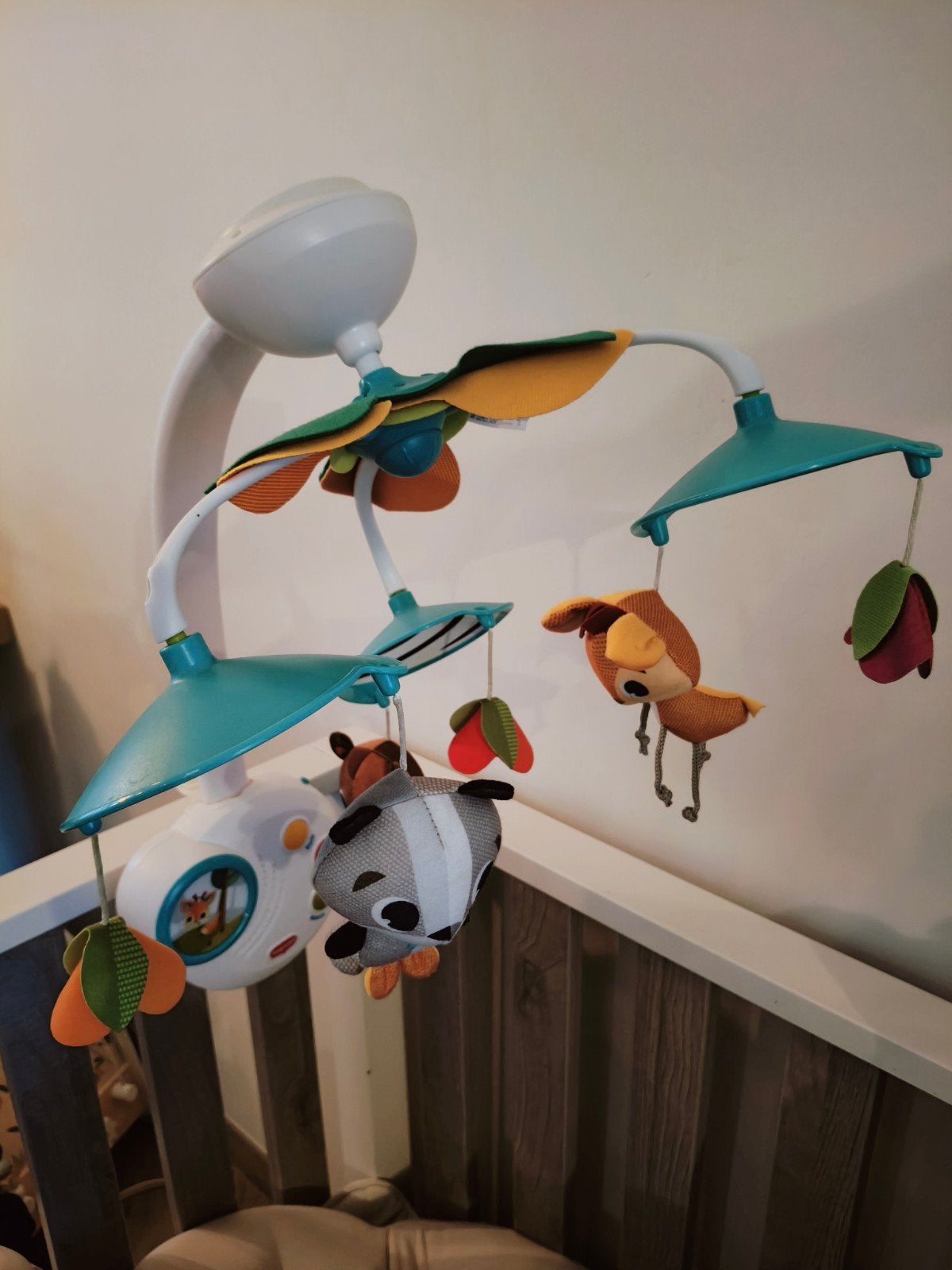 Muziekmobiel Tiny Love - Into the Forest, Ophalen of Verzenden, Zo goed als nieuw, Mobiel, Met licht